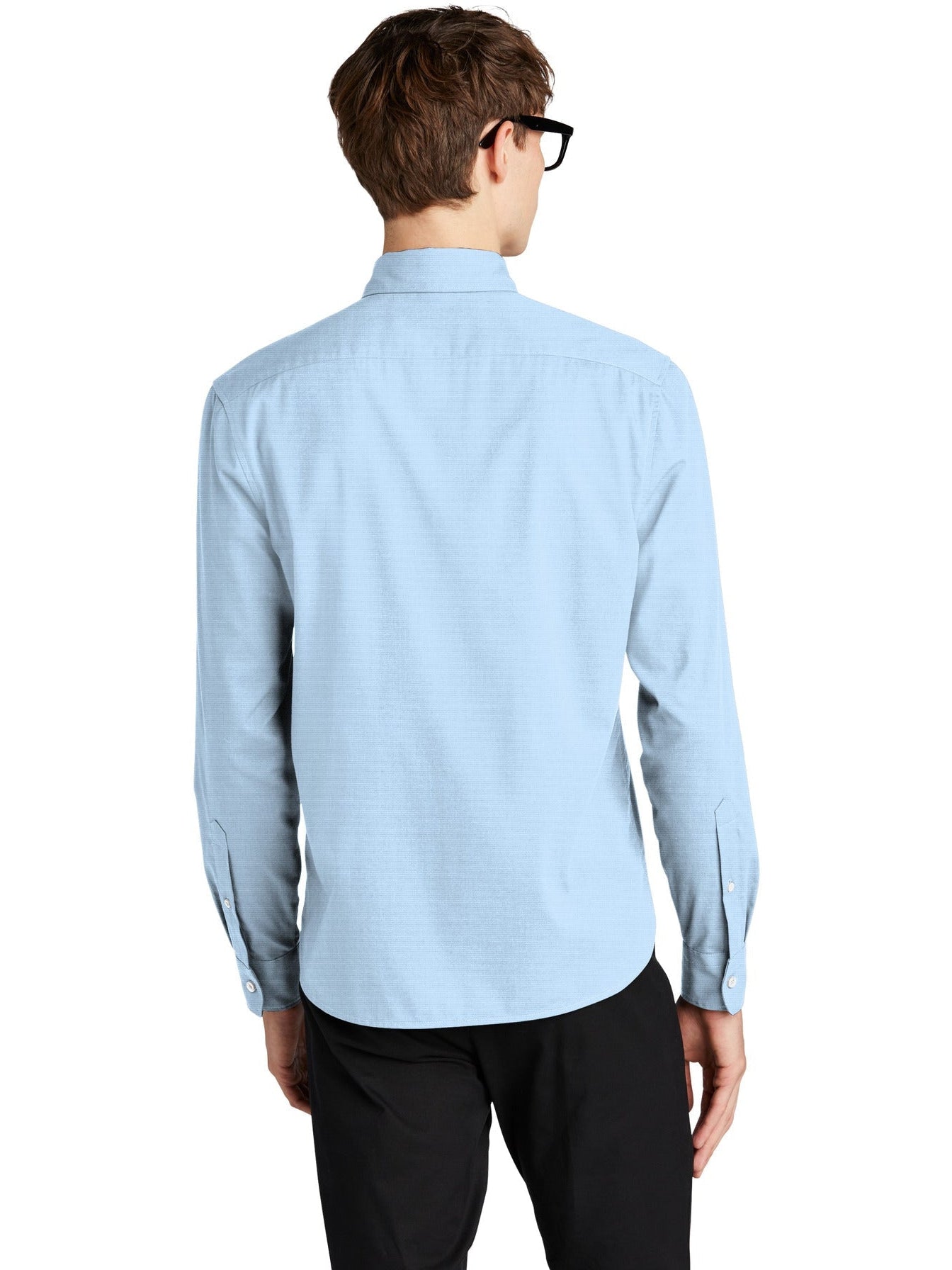 no-logo MERCER+METTLE Long Sleeve Stretch Woven Shirt-Regular-Mercer Mettle-Thread Logic