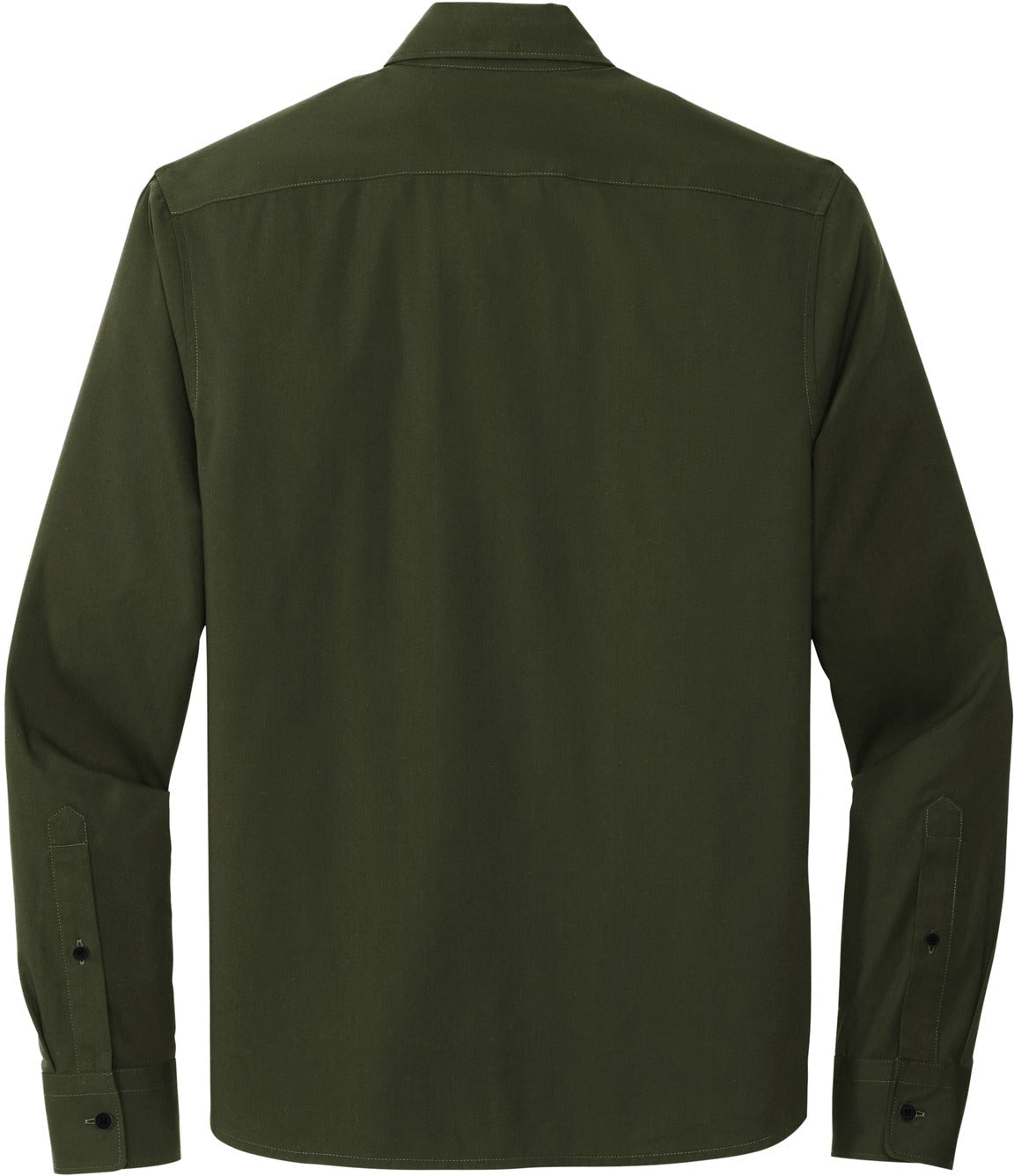 no-logo MERCER+METTLE Long Sleeve Stretch Woven Shirt-Regular-Mercer Mettle-Thread Logic