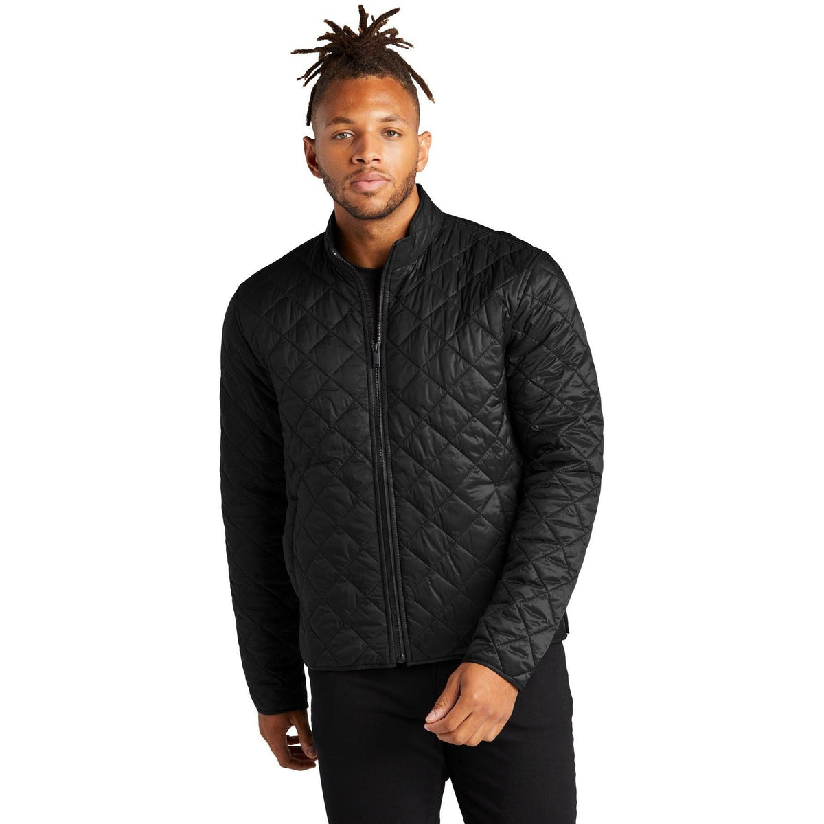 no-logo MERCER+METTLE Quilted Full-Zip Jacket-Regular-Mercer Mettle-Thread Logic