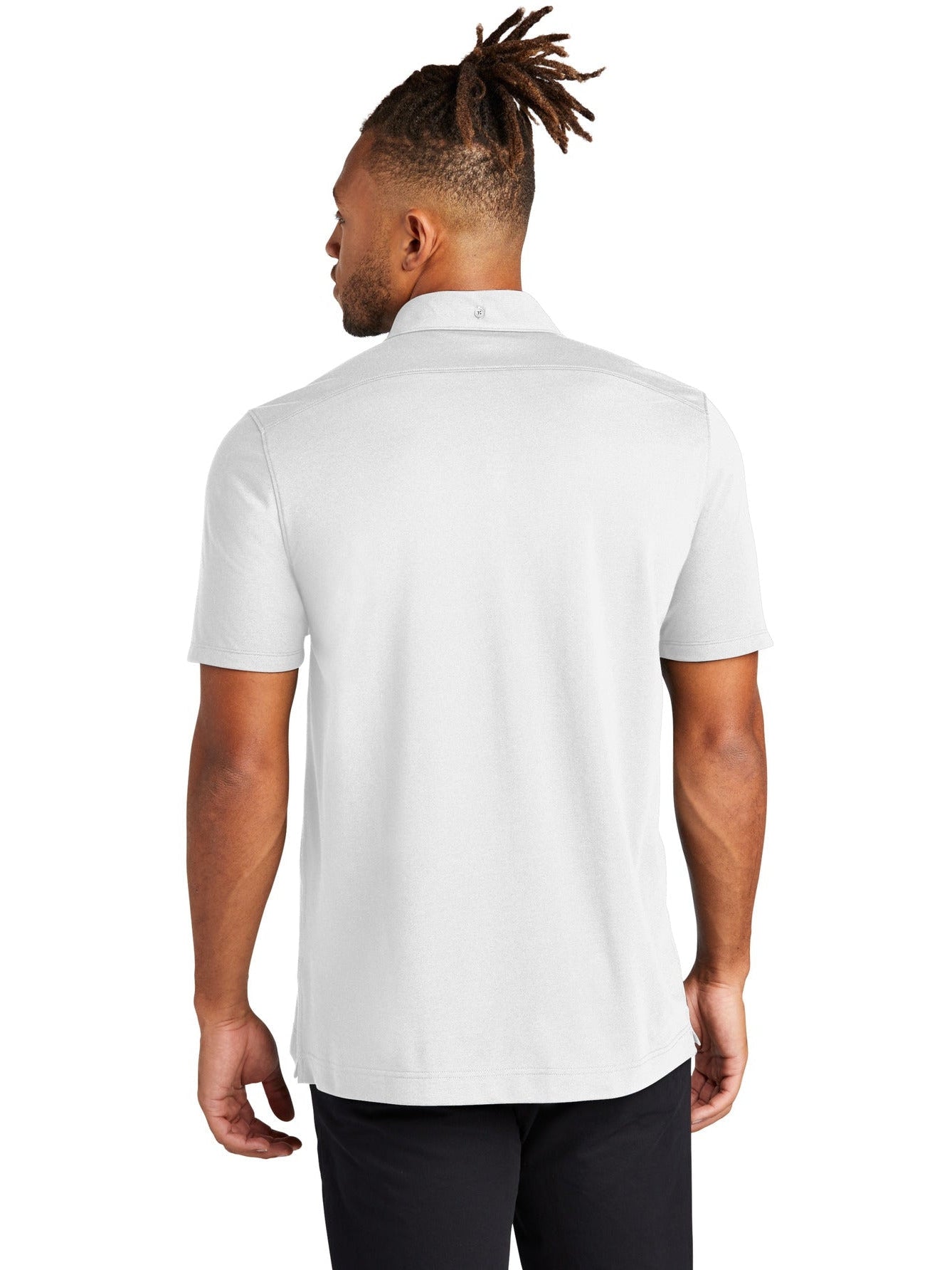 no-logo MERCER+METTLE Stretch Pique Full-Button Polo-Regular-Mercer Mettle-Thread Logic