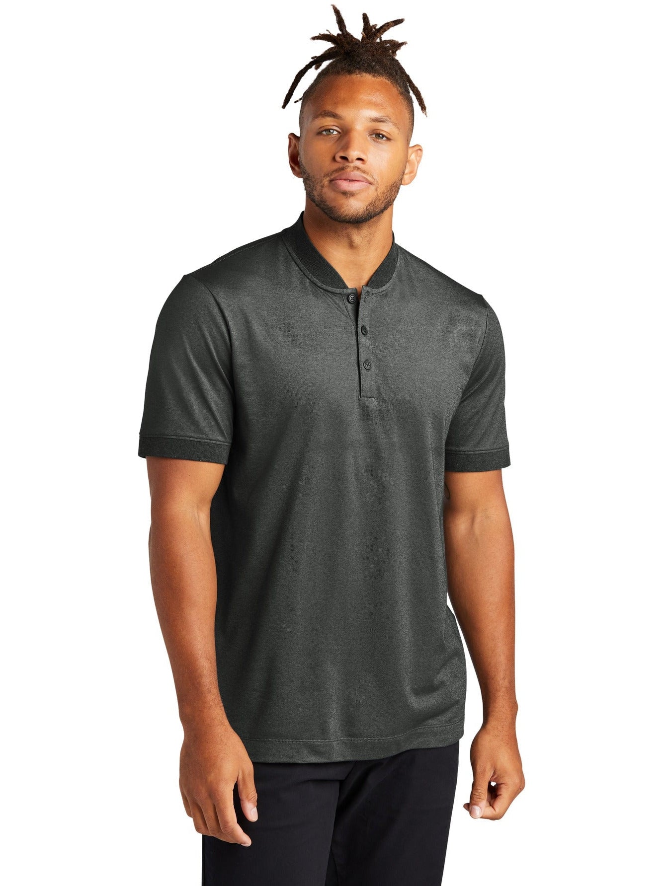 no-logo MERCER+METTLE Stretch Pique Henley-Regular-Mercer Mettle-Thread Logic