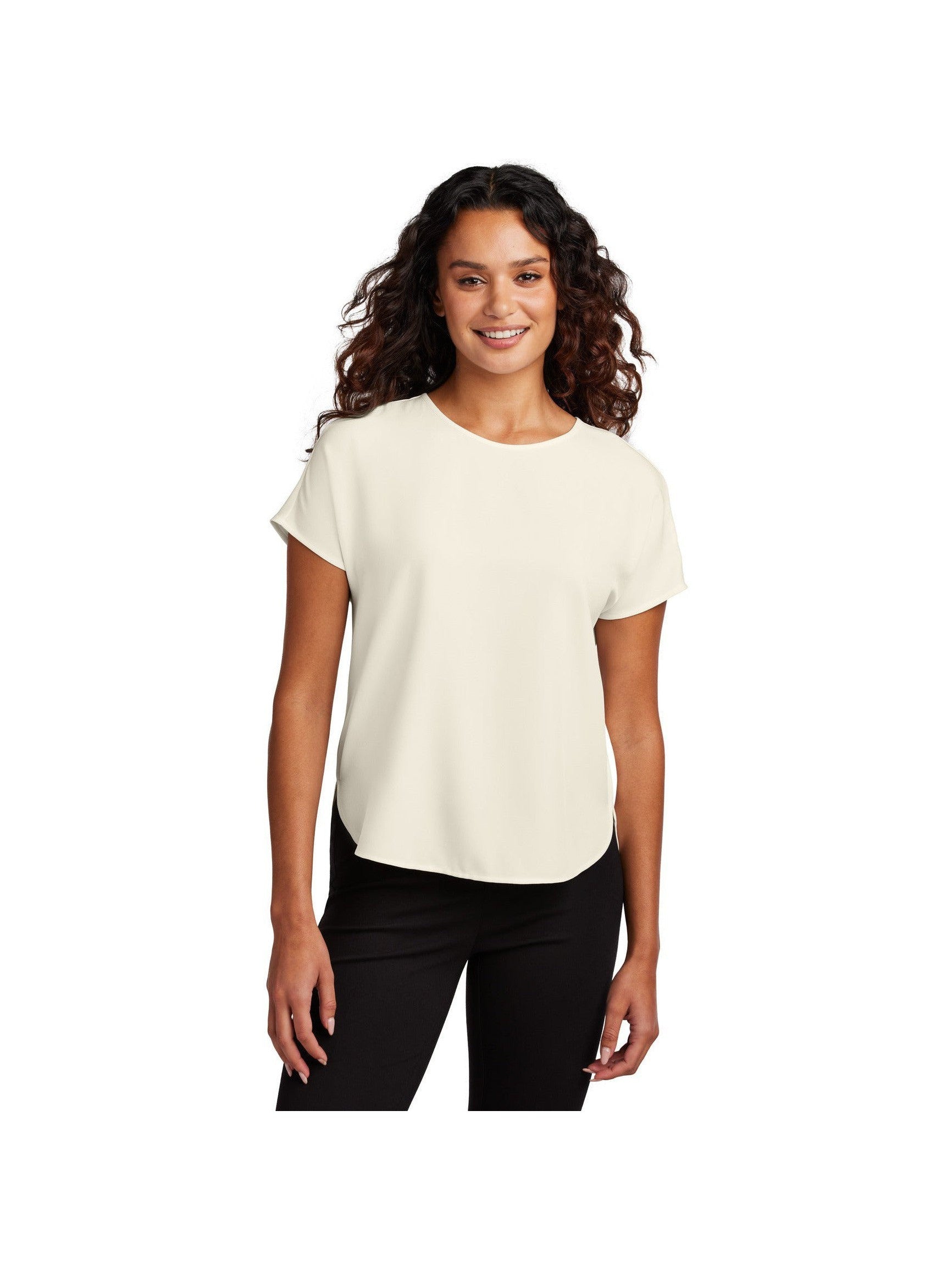 no-logo Mercer+Mettle Ladies Stretch Crepe Crew-Mercer Mettle-Thread Logic