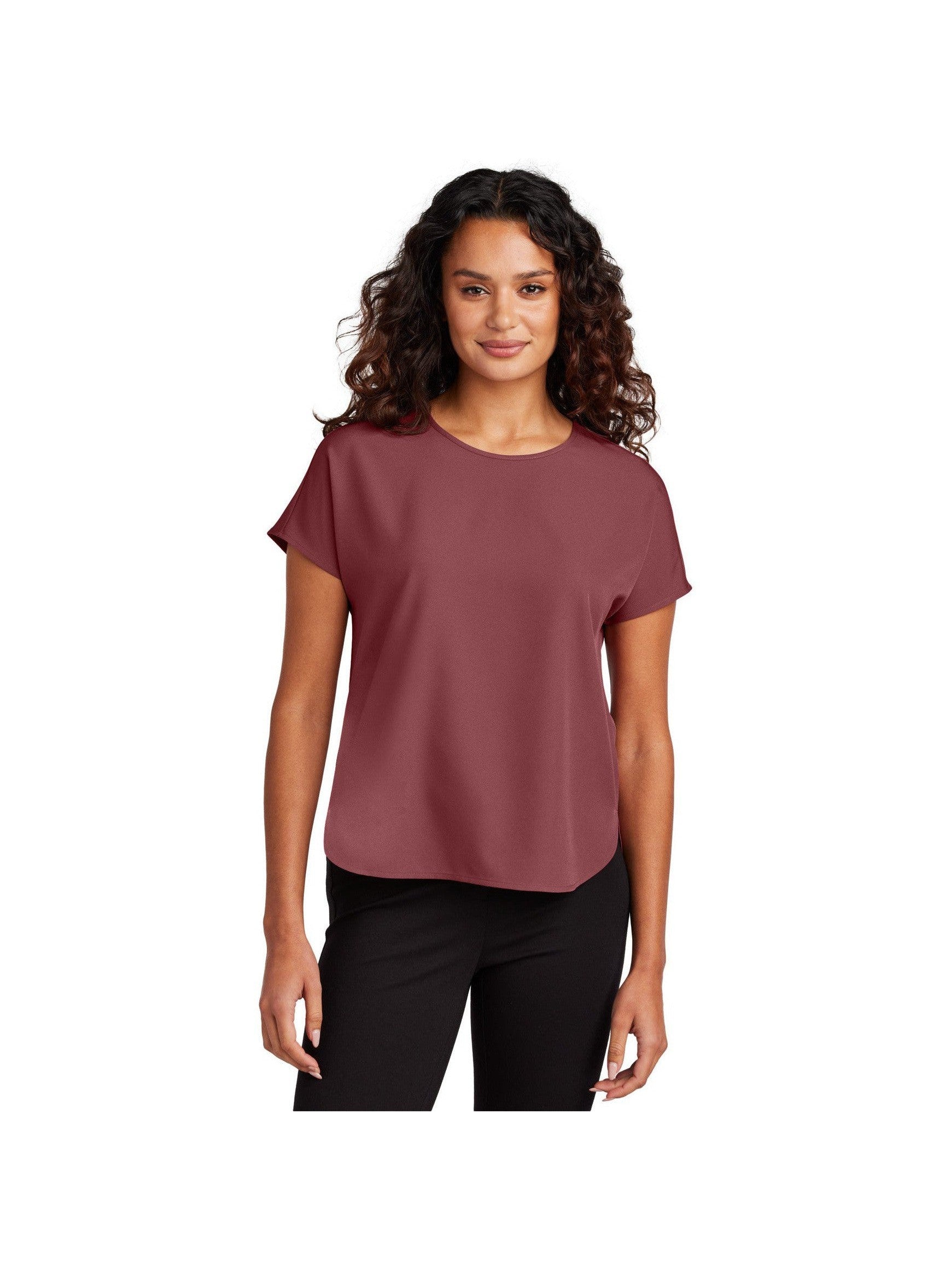 no-logo Mercer+Mettle Ladies Stretch Crepe Crew-Mercer Mettle-Thread Logic