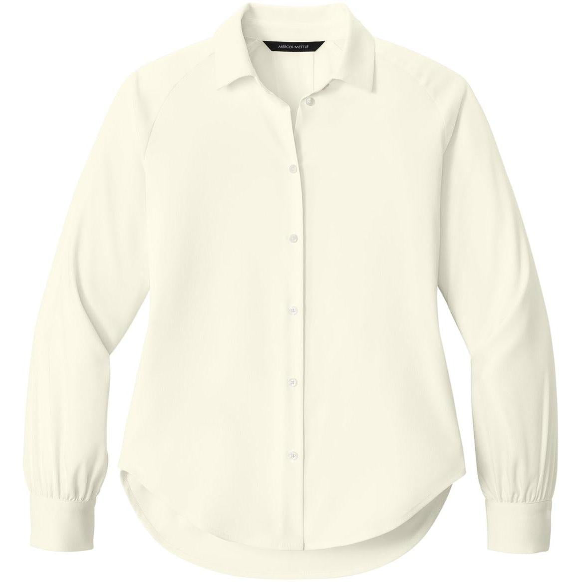 no-logo Mercer+Mettle Women's Long Sleeve Buttery Soft Blouse