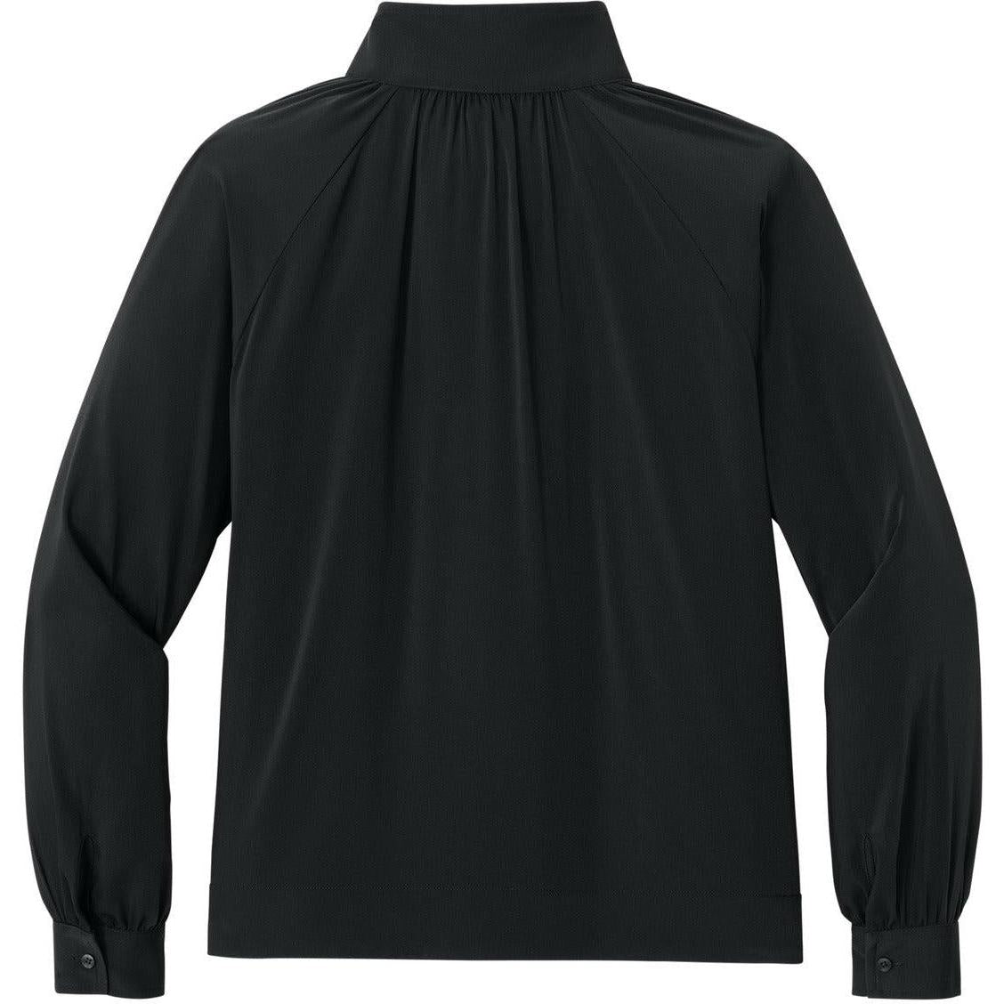 no-logo Mercer+Mettle Women's Long Sleeve Buttery Soft Popover Blouse