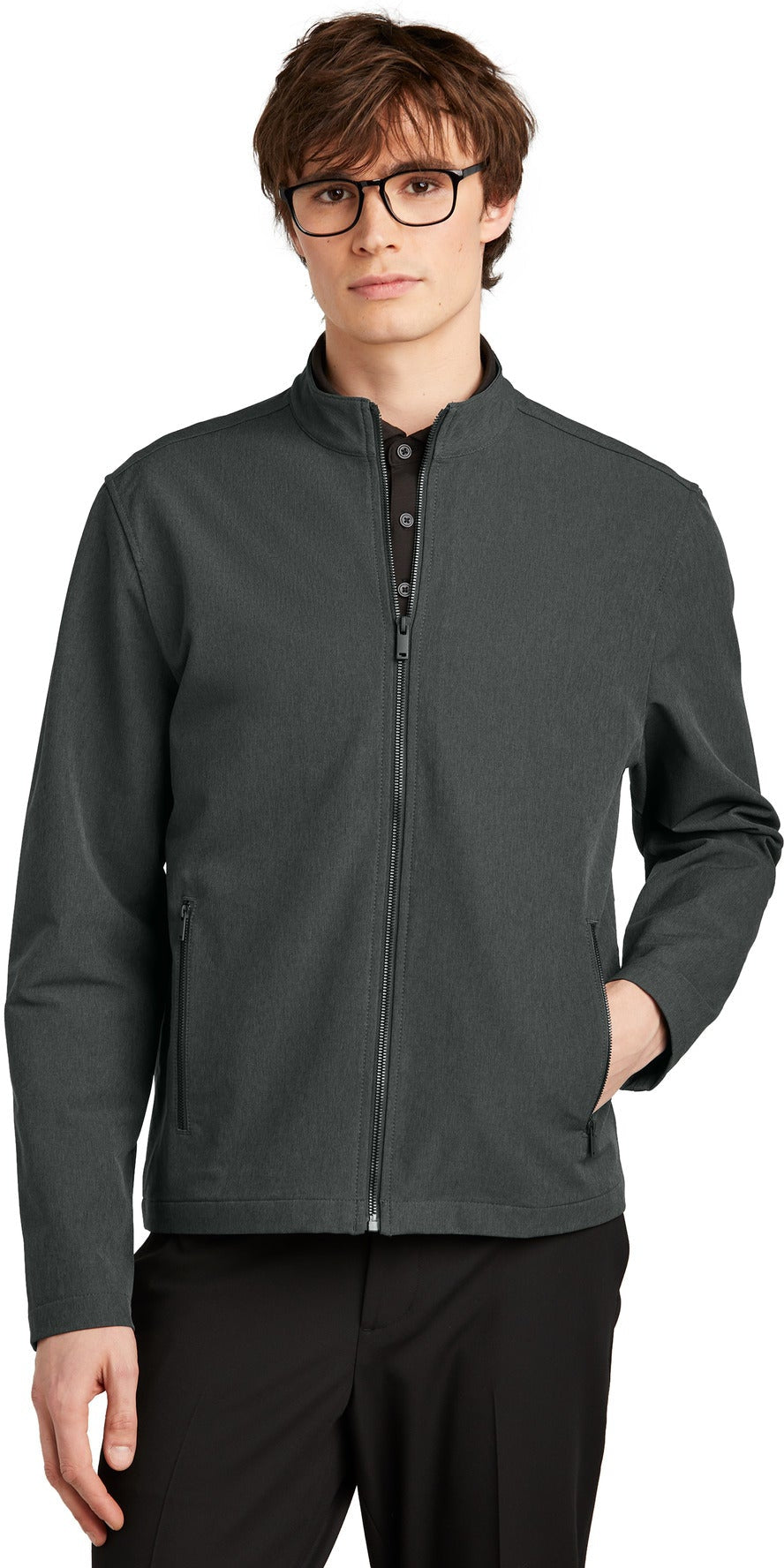 no-logo Mercer+Mettle Stretch Soft Shell Jacket-Mercer+Mettle-Thread Logic