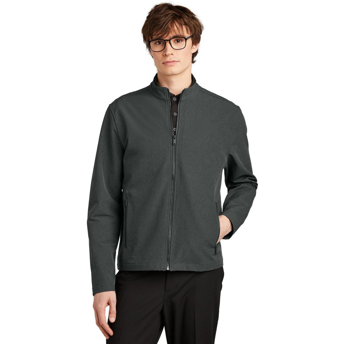 no-logo Mercer+Mettle Stretch Soft Shell Jacket-Mercer+Mettle-Thread Logic