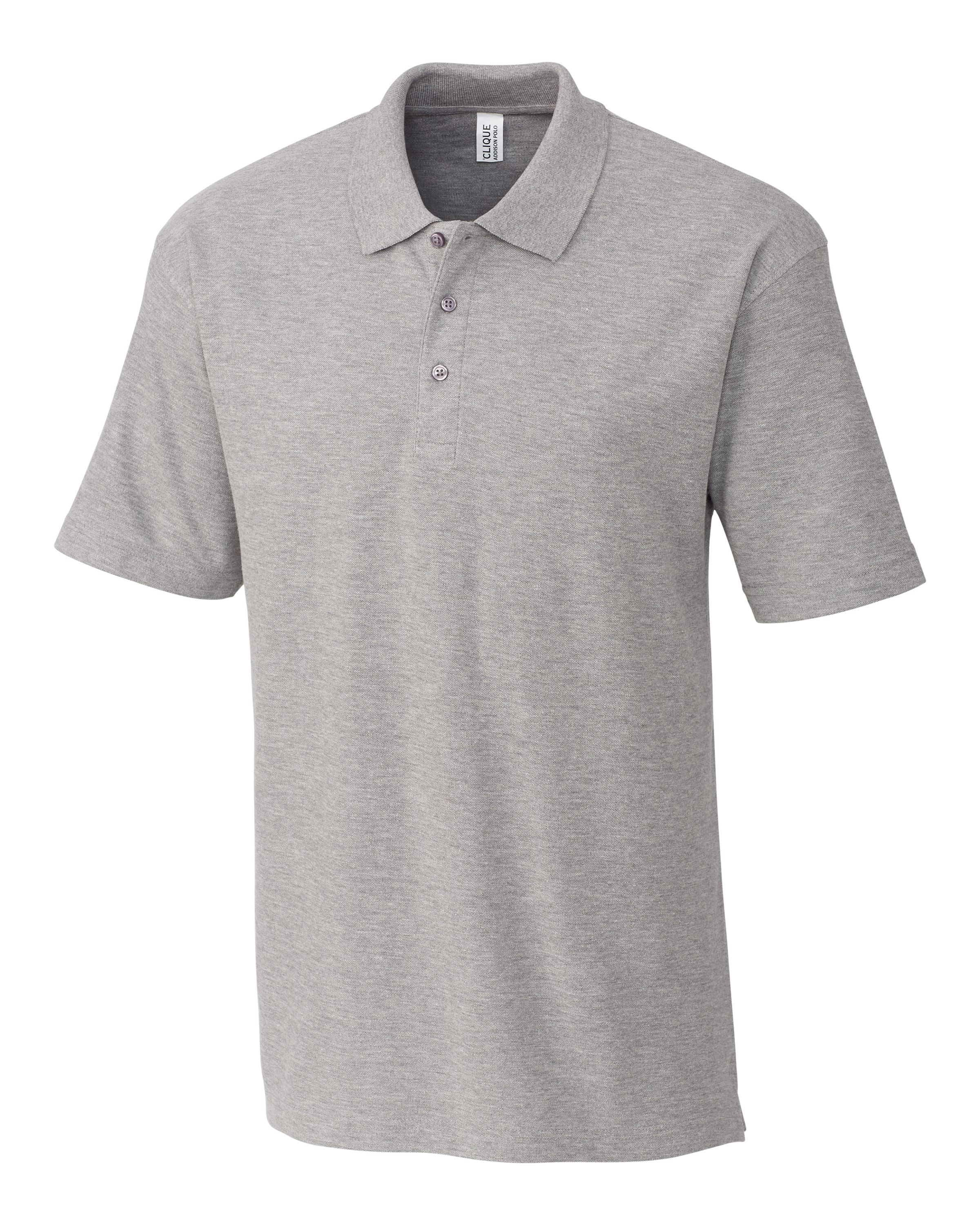 Clique Addison All Cotton Pique Short Sleeve Polo