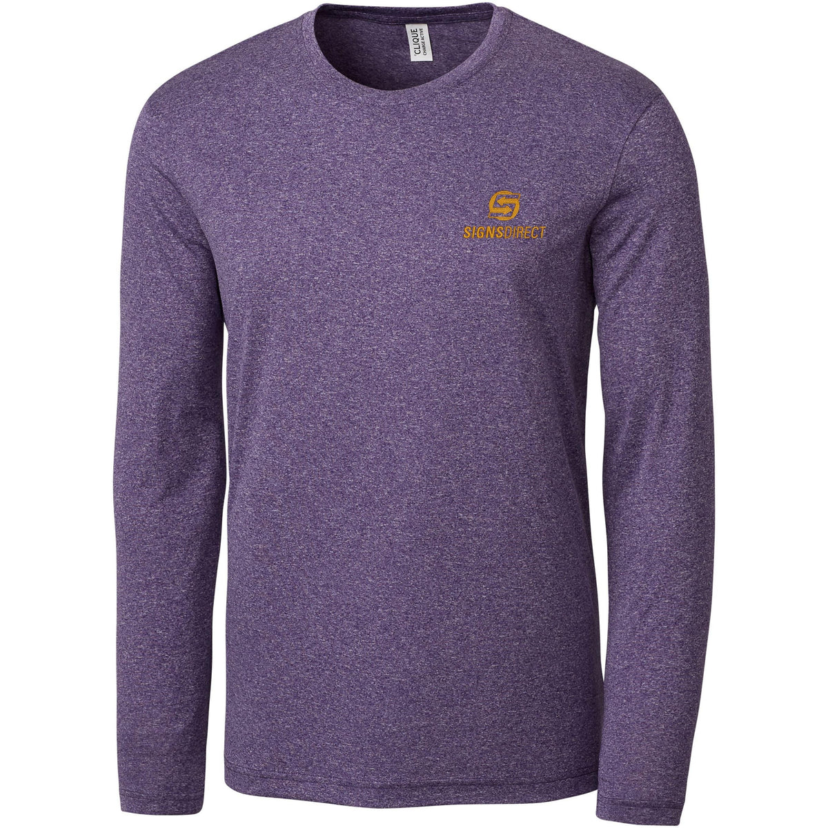 no-logo Clique Charge Active Long Sleeve Tee-Men's T Shirts-Clique-Thread Logic