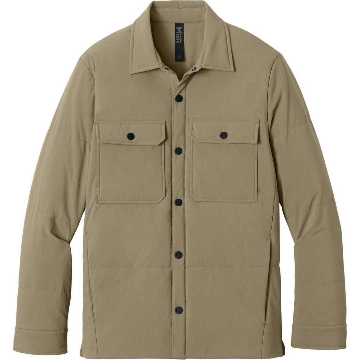 no-logo MiiR Sashiko Stretch Puffy Shacket
