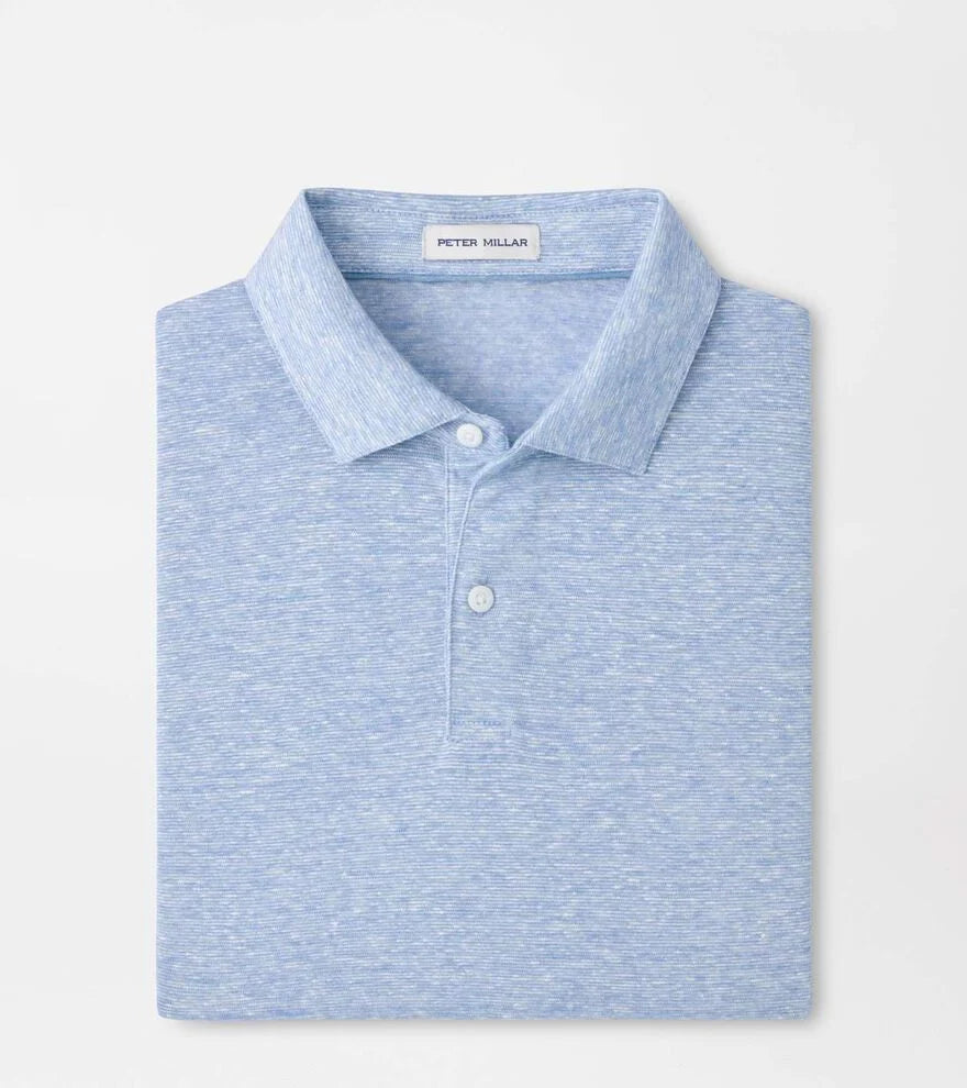 no-logo Peter Millar Sanibel Polo-Peter Millar-Cottage Blue-S-Thread Logic