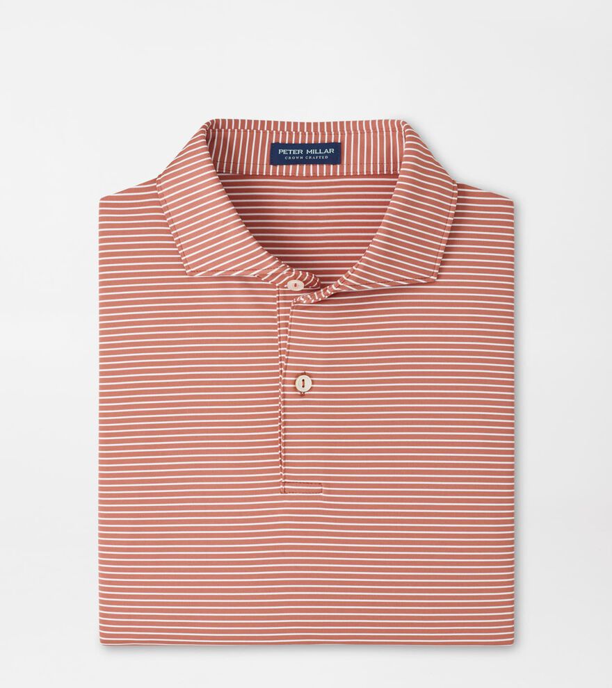 no-logo Peter Millar Ballad Performance Jersey Polo-Peter Millar-Faded Scarlet-S-Thread Logic