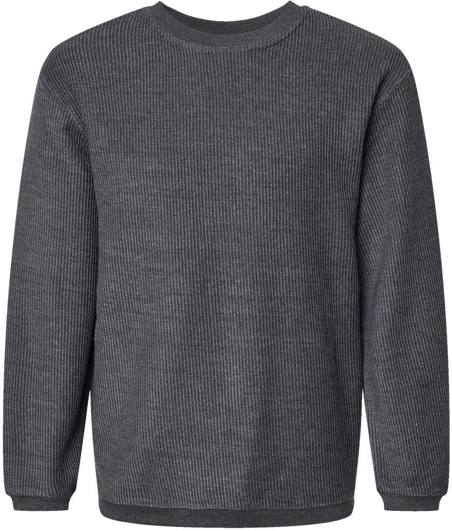 MV Sport Corded Crewneck Pullover-Apparel-MV Sport-Charcoal-S-Thread Logic