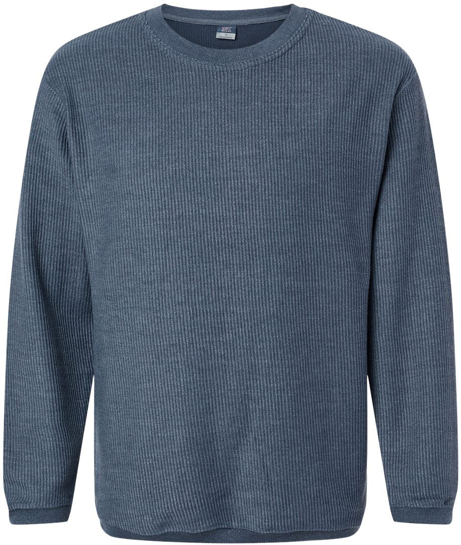 MV Sport Corded Crewneck Pullover-Apparel-MV Sport-Navy-S-Thread Logic