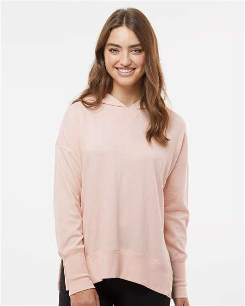 no-logo MV Sport Ladies French Terry Hooded Sweatshirt-Apparel-MV Sport-Thread Logic