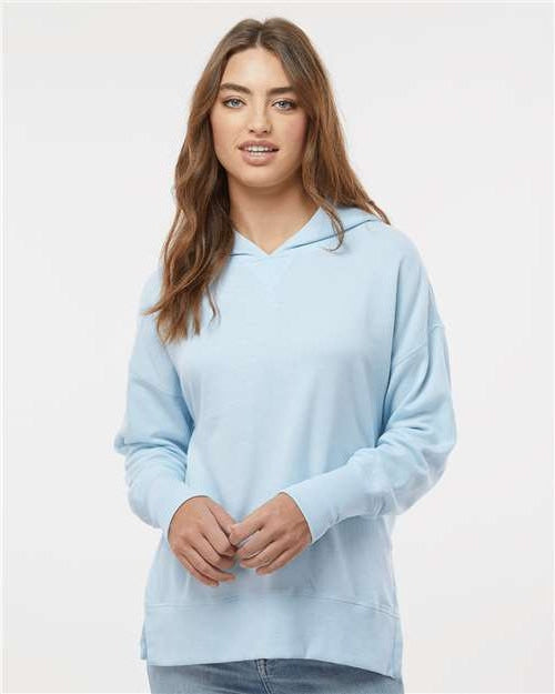 no-logo MV Sport Ladies French Terry Hooded Sweatshirt-Apparel-MV Sport-Thread Logic