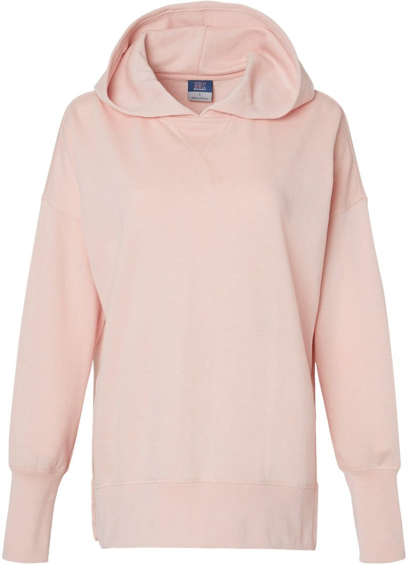 MV Sport Ladies French Terry Hooded Sweatshirt-Apparel-MV Sport-Cameo Pink-S-Thread Logic