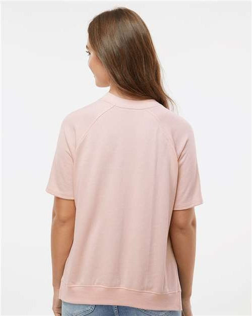 no-logo MV Sport Ladies French Terry Short Sleeve Crewneck Pullover-Apparel-MV Sport-Thread Logic