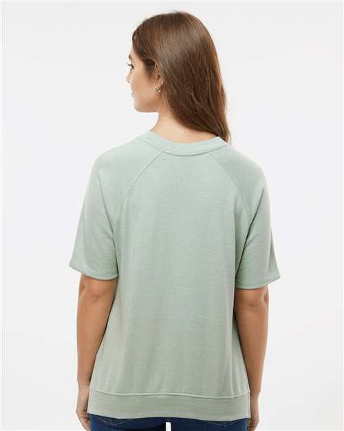 no-logo MV Sport Ladies French Terry Short Sleeve Crewneck Pullover-Apparel-MV Sport-Thread Logic