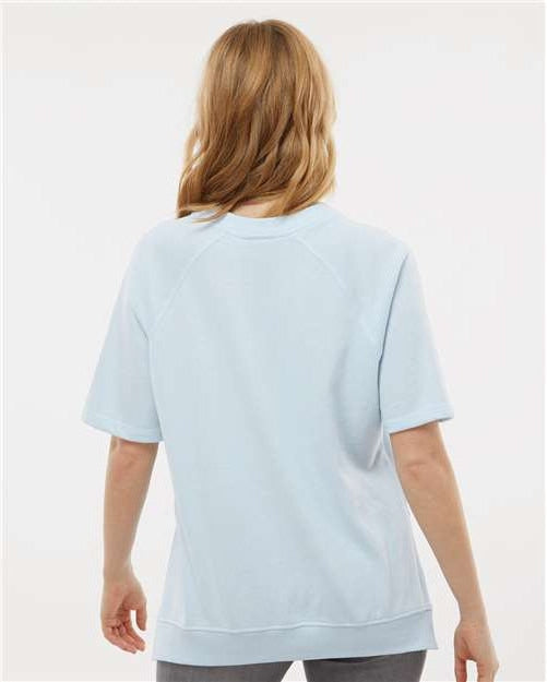 no-logo MV Sport Ladies French Terry Short Sleeve Crewneck Pullover-Apparel-MV Sport-Thread Logic