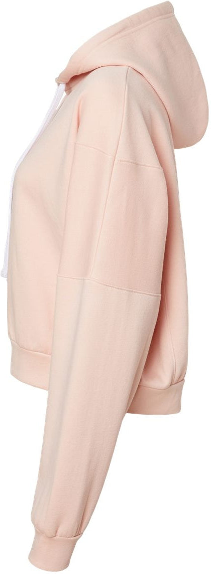 no-logo MV Sport Ladies Sueded Fleece Cropped Hooded Sweatshirt-Fleece-MV Sport-Thread Logic