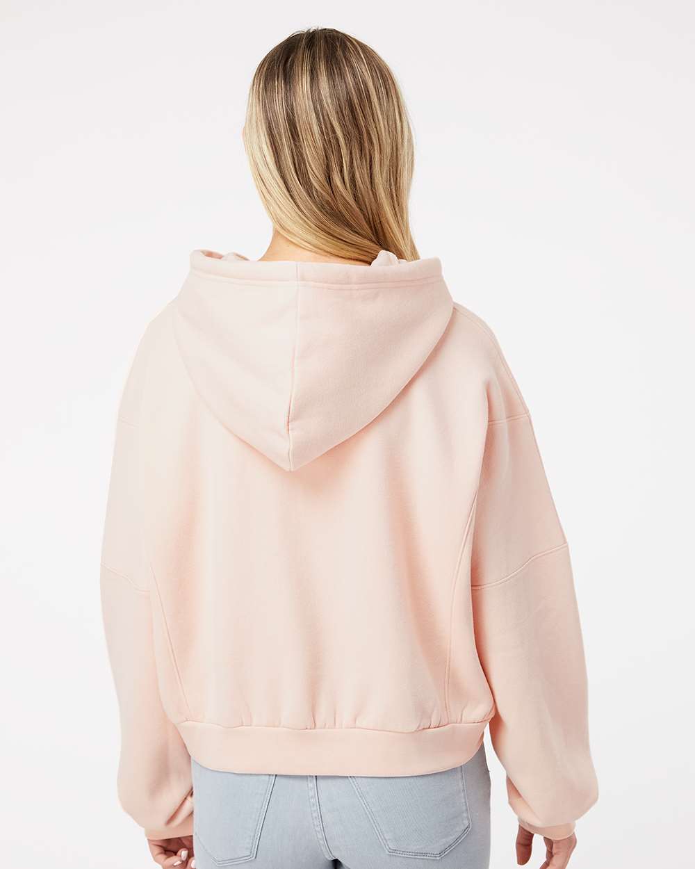no-logo MV Sport Ladies Sueded Fleece Cropped Hooded Sweatshirt-Fleece-MV Sport-Thread Logic