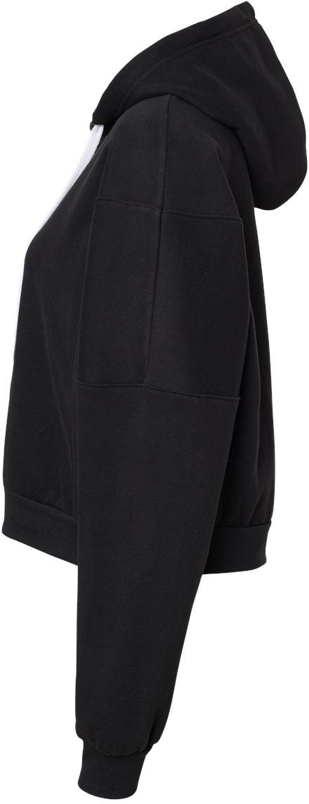 no-logo MV Sport Ladies Sueded Fleece Cropped Hooded Sweatshirt-Fleece-MV Sport-Thread Logic