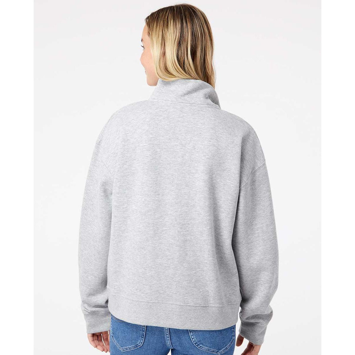 no-logo MV Sport Ladies Sueded Fleece Quarter-Zip Sweatshirt-Fleece-MV Sport-Thread Logic
