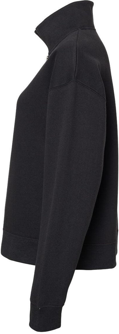 no-logo MV Sport Ladies Sueded Fleece Quarter-Zip Sweatshirt-Fleece-MV Sport-Thread Logic