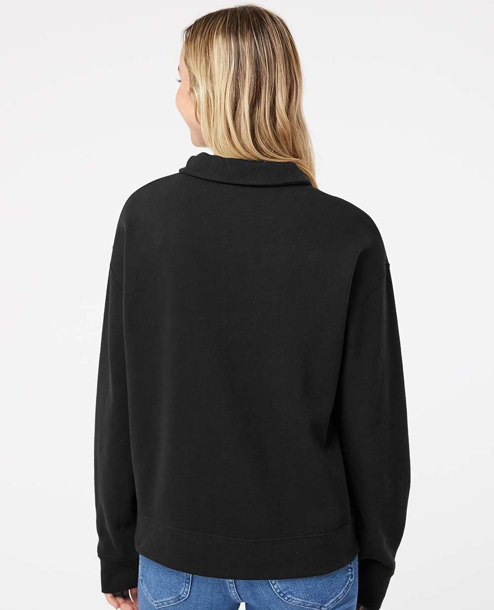 no-logo MV Sport Ladies Sueded Fleece Quarter-Zip Sweatshirt-Fleece-MV Sport-Thread Logic