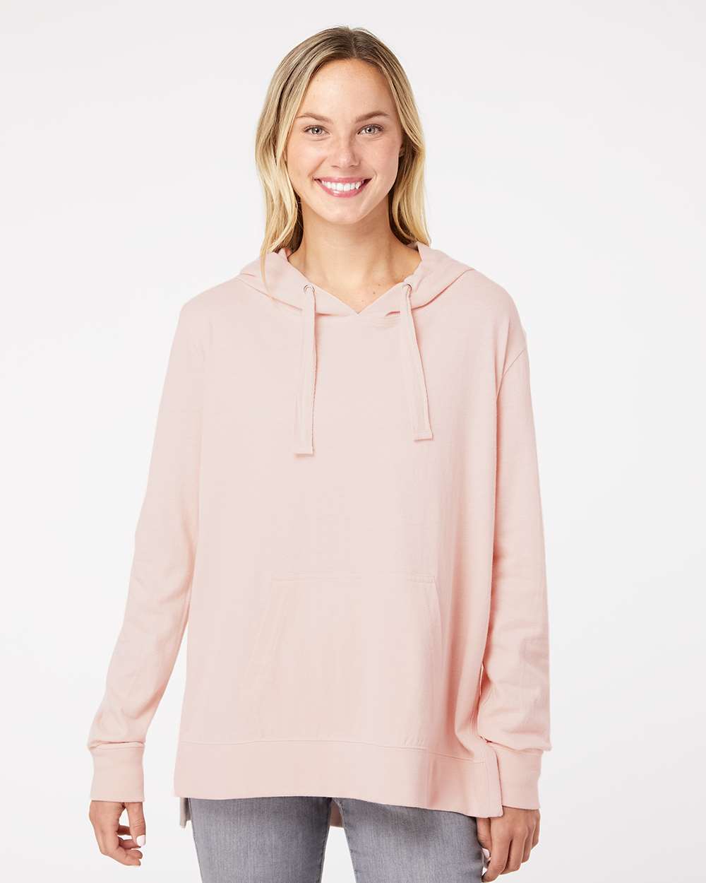 no-logo MV Sport Ladies Sueded Jersey Hooded Sweatshirt-Fleece-MV Sport-Thread Logic