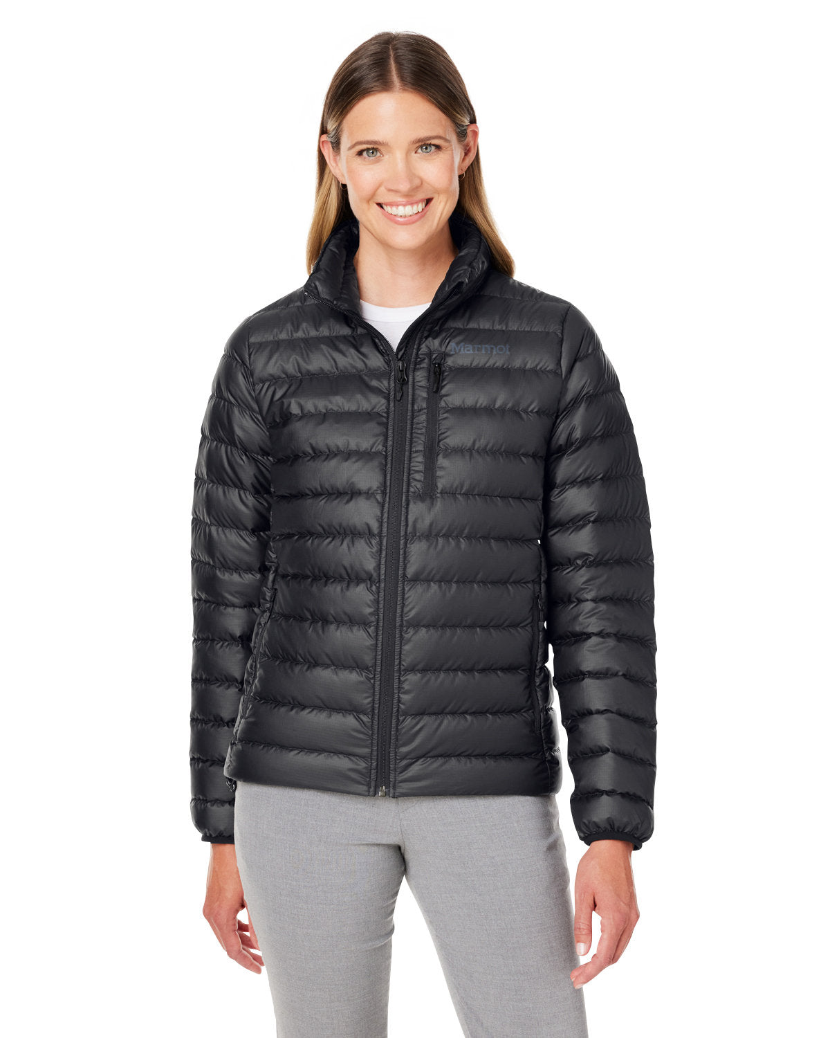 Marmot Ladies Highlander Down Jacket-Outerwear-Marmot-Black-XS-Thread Logic