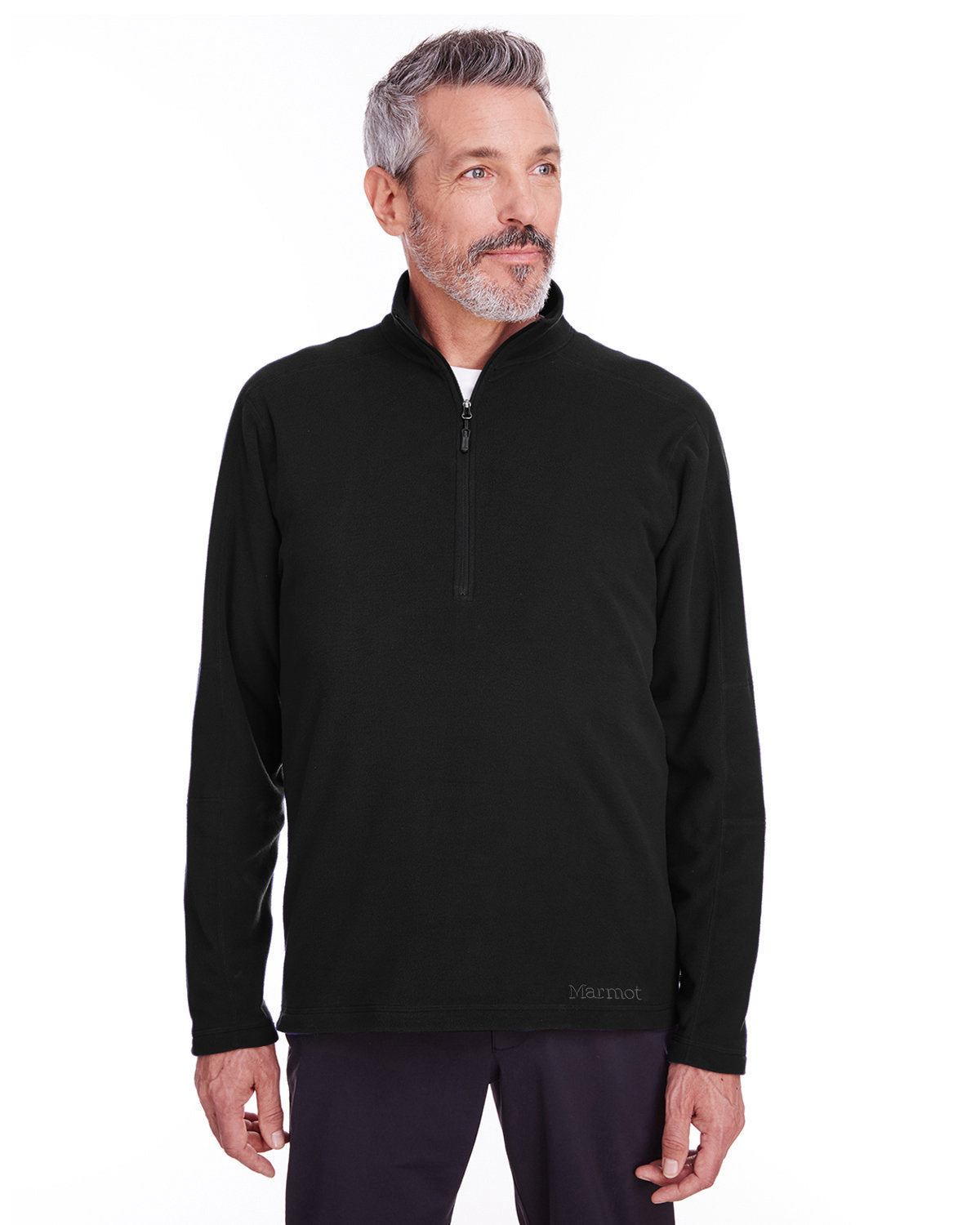 Marmot Rocklin Fleece Half-Zip-Men's Layering-Marmot-Black-S-Thread Logic