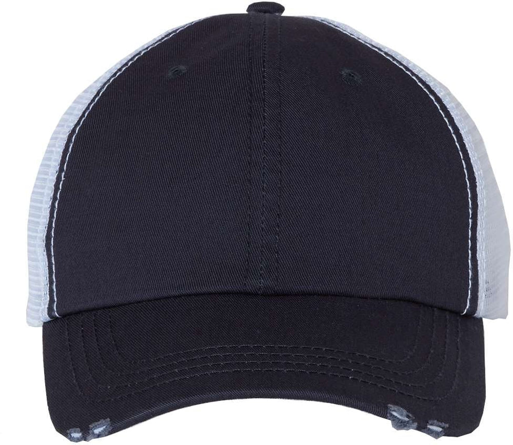 Mega Cap Frayed-Bill Twill Cap