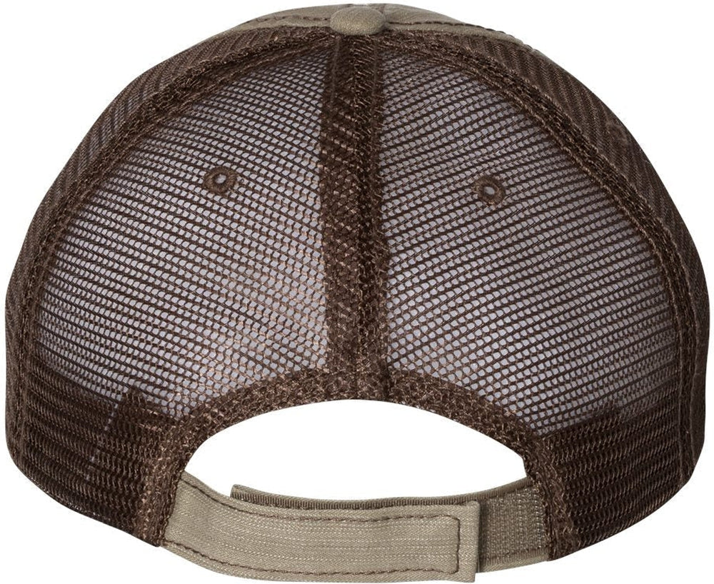 no-logo Mega Cap Herringbone Trucker Cap-Caps-Mega Cap-Thread Logic