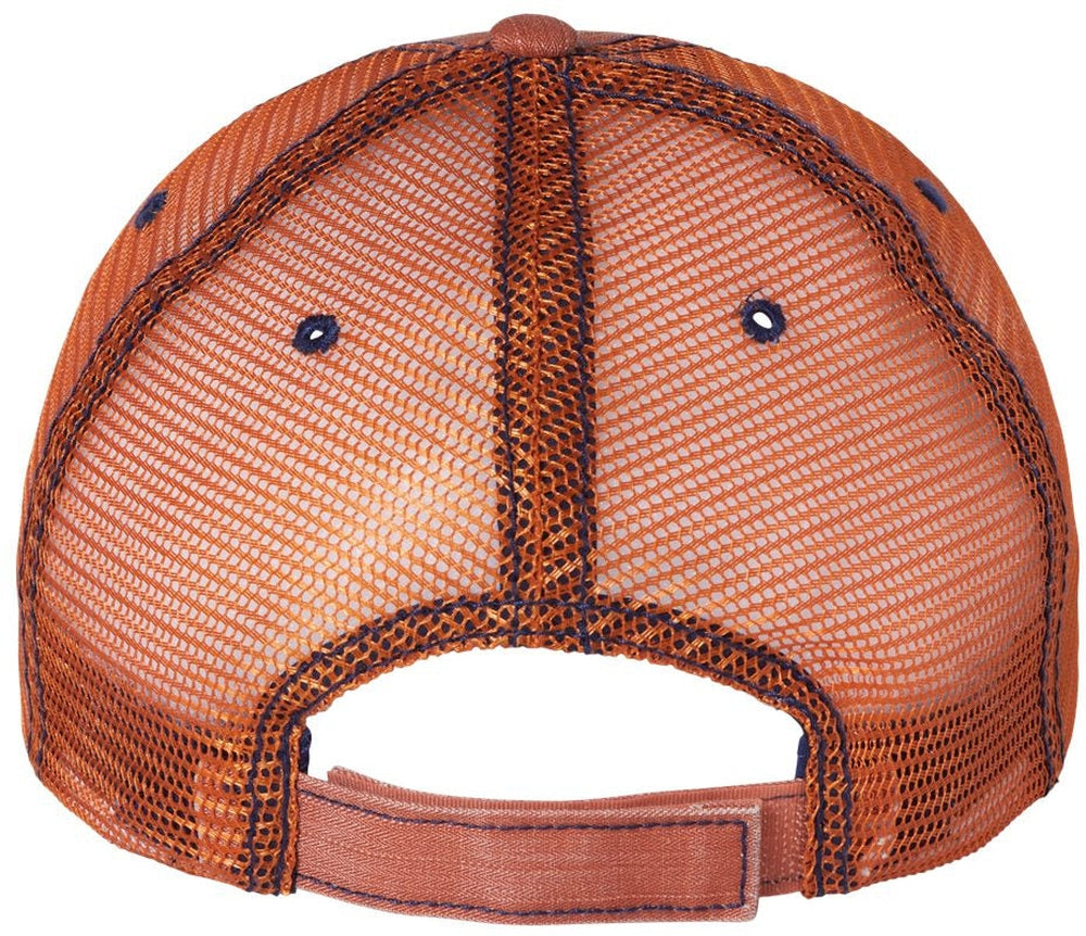 no-logo Mega Cap Herringbone Trucker Cap-Caps-Mega Cap-Thread Logic