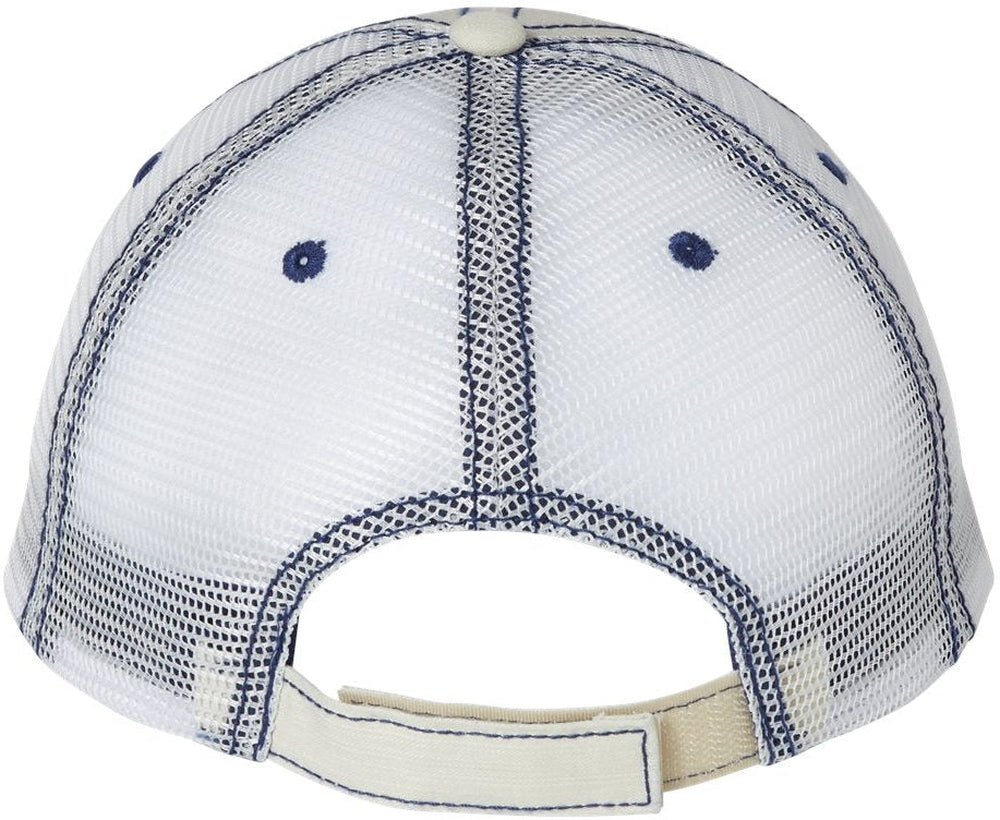 no-logo Mega Cap Herringbone Trucker Cap-Caps-Mega Cap-Thread Logic