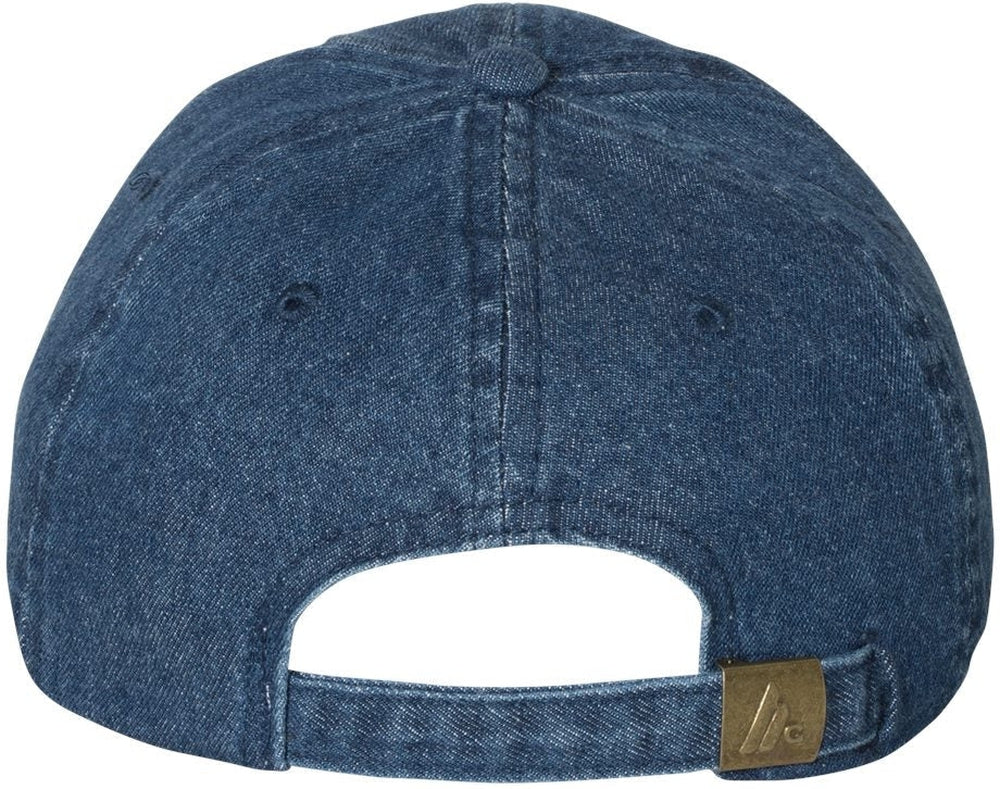 no-logo Mega Cap Washed Denim Cap-Caps-Mega Cap-Thread Logic
