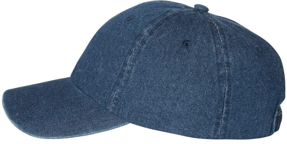 no-logo Mega Cap Washed Denim Cap-Caps-Mega Cap-Thread Logic