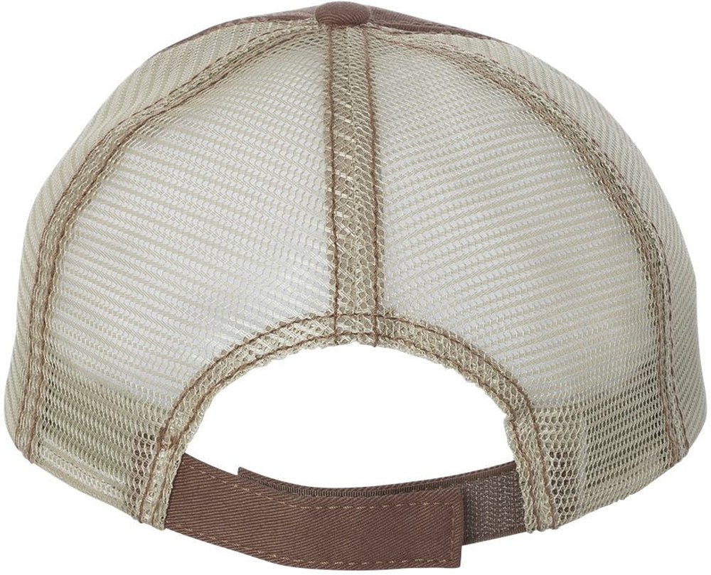 no-logo Mega Cap Washed Twill Trucker Cap-Caps-Mega Cap-Thread Logic