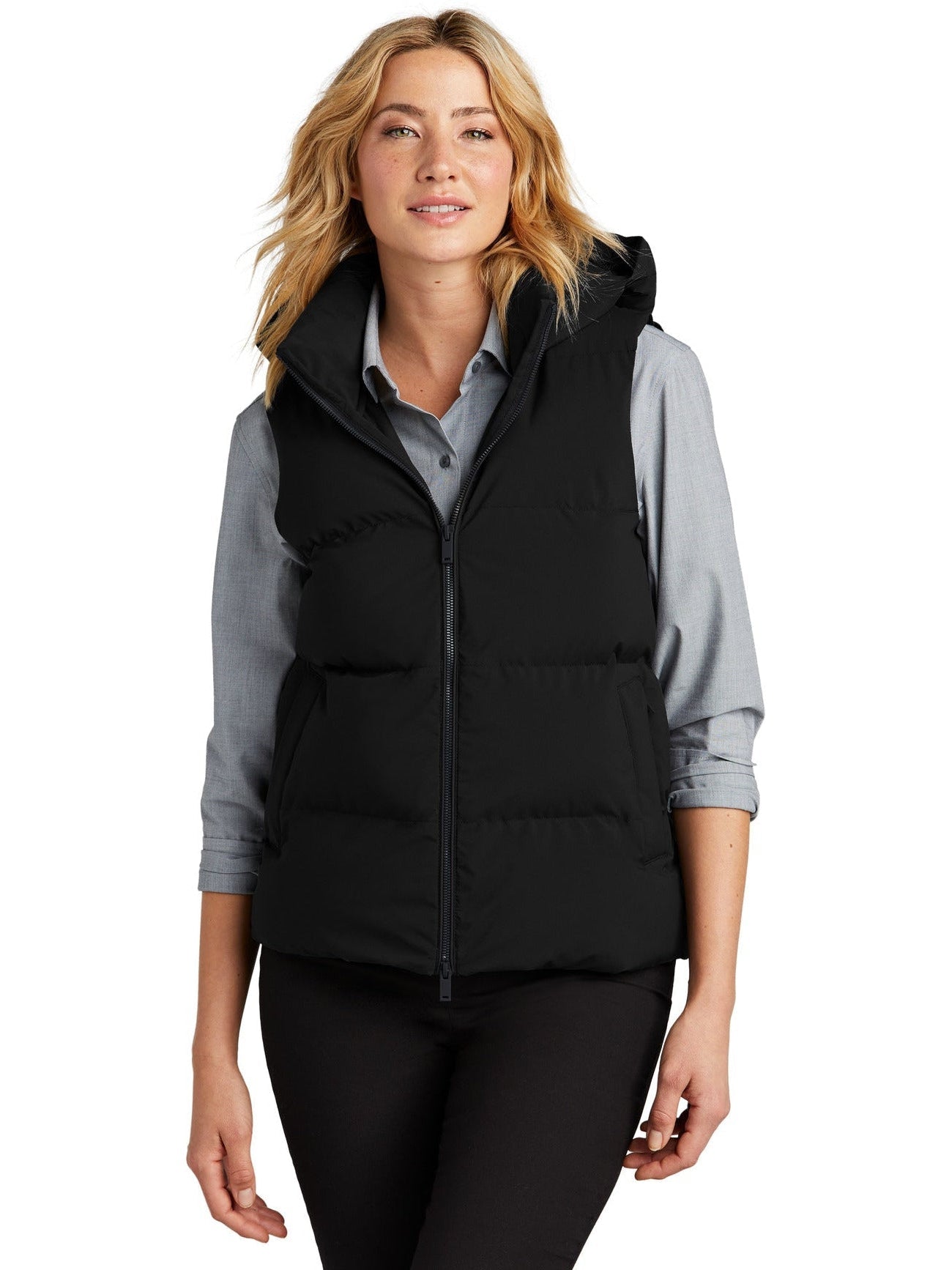 no-logo Mercer+Mettle Ladies Puffy Vest-Regular-Mercer Mettle-Thread Logic