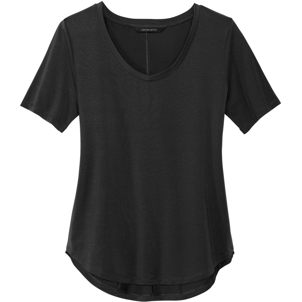 logo-left Mercer+Mettle Ladies Stretch Jersey Relaxed Scoop