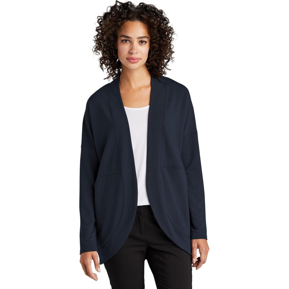 no-logo Mercer+Mettle Ladies Stretch Open-Front Cardigan-Regular-Mercer Mettle-Thread Logic