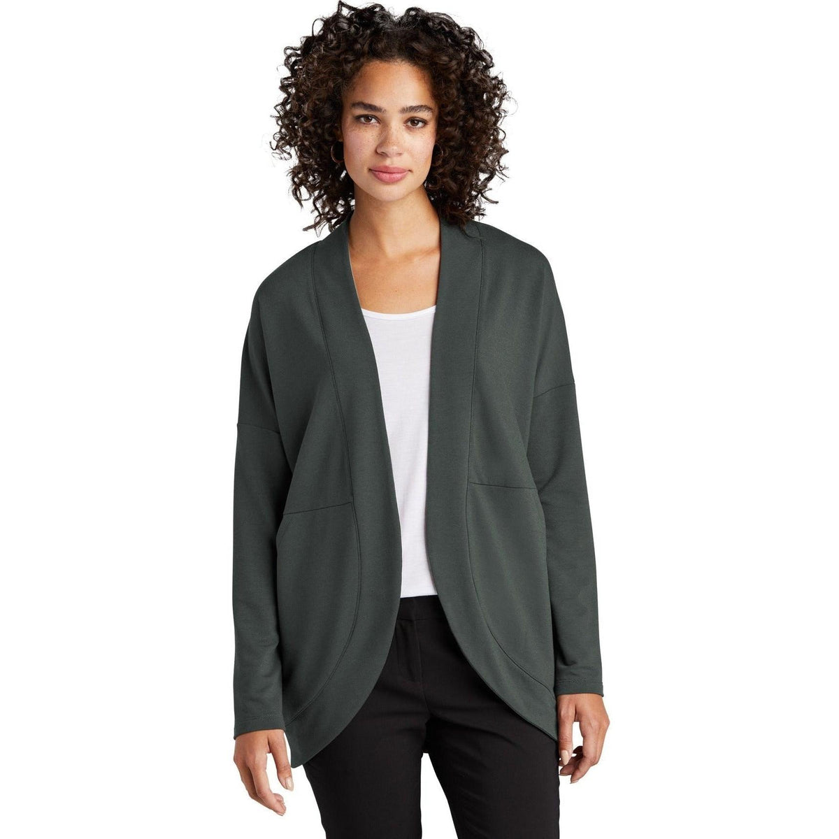 no-logo Mercer+Mettle Ladies Stretch Open-Front Cardigan-Regular-Mercer Mettle-Thread Logic