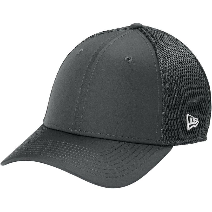 no-logo New Era 39THIRTY Performance Stretch Mesh Cap-New Era-Graphite-S/M-Thread Logic