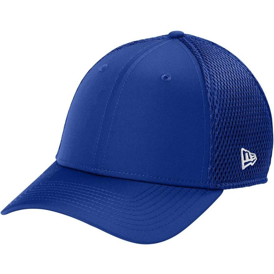 no-logo New Era 39THIRTY Performance Stretch Mesh Cap-New Era-Royal-S/M-Thread Logic