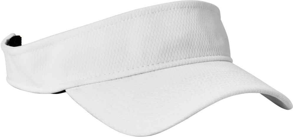 no-logo New Era Performance Dash Adjustable Visor-New Era-White-OSFA-Thread Logic
