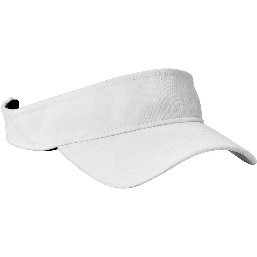 no-logo New Era Performance Dash Adjustable Visor-New Era-White-OSFA-Thread Logic