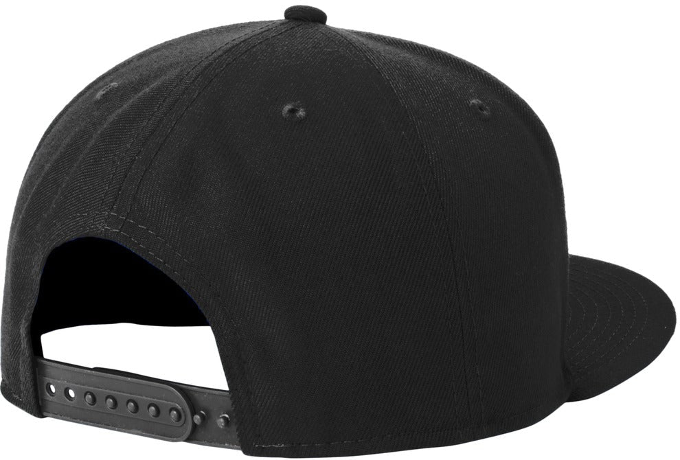 no-logo New Era Standard Fit Flat Bill Snapback Cap-New Era-Thread Logic