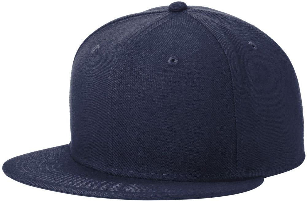 no-logo New Era Standard Fit Flat Bill Snapback Cap-New Era-Thread Logic